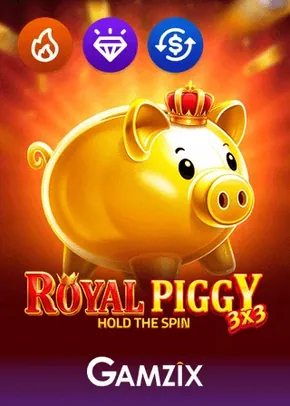 slot 3x3 Royal Piggy Hold the Spin di Gamzix su Winnita