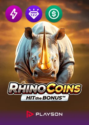slot Rhino Coins Hit the Bonus di Playson su Winnita